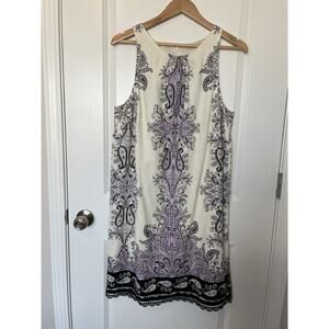 Loft Sleeveless Shift Dress Size 8Tall